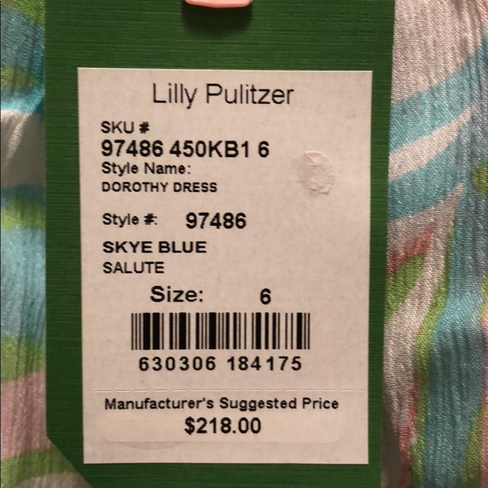 NWT Lilly Pulitzer Dorothy Dress sz 6 - Picture 4 of 6